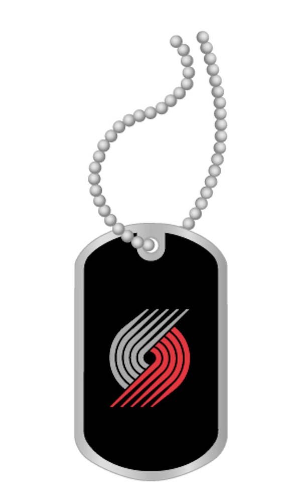 aminco NBA Portland TrailBlazers Dog Tag Necklace Charm Chain