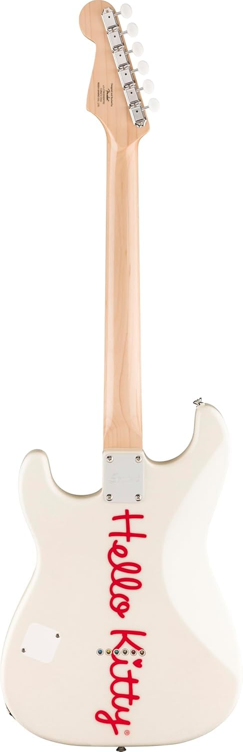 Amazon | Fender x Hello Kitty White Stratocaster | エレキギター