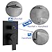SHAMANDA Luxury Shower Set, Bathroom Single Handle Shower Faucet with Trim Valve Body Hand Shower Complete Kit, Premium Matte Black Rainfall Shower System, L70001-7