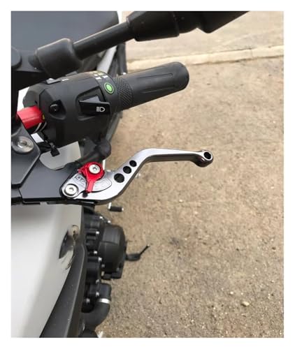 Palanca embrague freno GSX-S1000F manetas ajustables CNC verde cilindro maestro 3