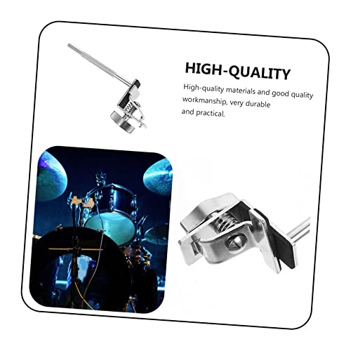 Totority Professional Cowbell Clamp para Percusión Soporte de Batería Fácil de Usar para Kits de Jazz y Accesorios de Instrumentos miniatura 4