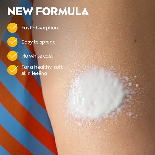 NIVEA SUN Protect & Moisture Sun Spray SPF 50+ (200ml), Moisturising Suncream Spray with Vitamin C and Hyaluron, Immediate UVA/UVB Protection, Fast-Absorbing No White Cast Formula
