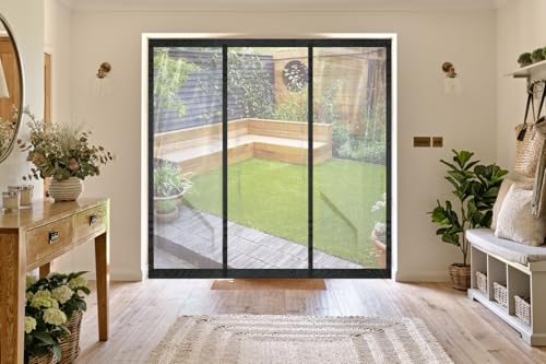 Image of The Furnishing Tree Magnetic AC Curtain | Transparent, Thermal-Insulated Door Screen | Hands-Free for Shops, Kitchens, Bedrooms, and AC Rooms, Fit Doors Upto - WxH(70 inchx142 inch), PVC Thickness 0.30 mm.