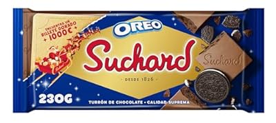 Suchard Turrón De Chocolate Con Leche Y Galletas Oreo Navideño - Tableta De G  Navidad Y Fiestas  260 Gramo