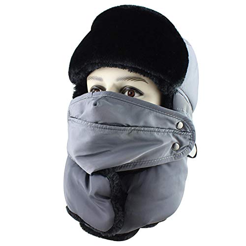 Chapka homme hiver imperméable réfléchissante protège oreillette neige