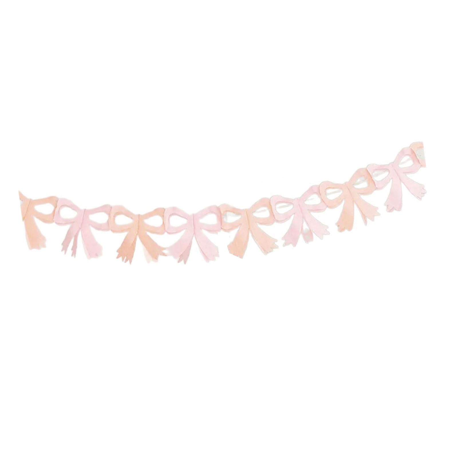 YTtkku Paper Butterfly Garland Flags Decoration Ballet Wall Hanging Bowknot for Birthdays Weddings Baby Showers Celebration Ballet Themed Party Supplies