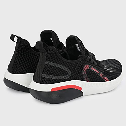 Image of Klepe Black Red Running Shoes