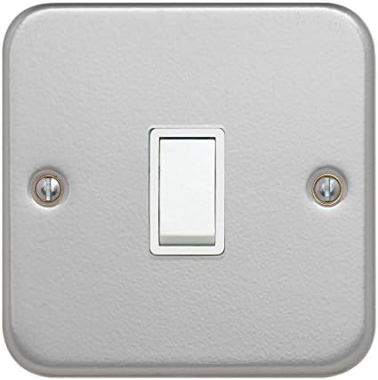 Contactum CLA3712 10AX Switch, 1 Gang, 2 Way, White