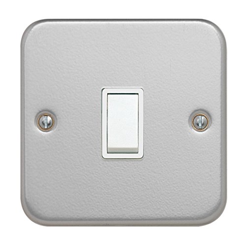 Contactum CLA3712 10AX Switch, 1 Gang, 2 Way, White