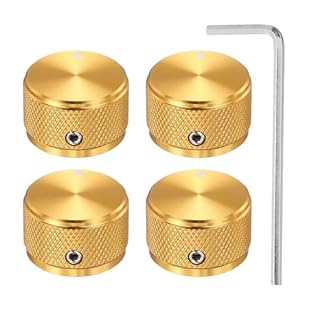 Aluminum potentiometer knob is a common sound adjustment device accessory. It is often used as an adjustment button for guitars, bass, AMPS and other musical equipment. It is a great knob replacement for music lovers. Aluminium Alloy Potentiometer Kn...