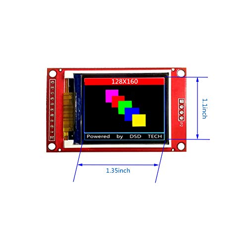 Image of DSD TECH 1.8 Inch TFT LCD Display Module with SPI Interface for Arduino and MCU