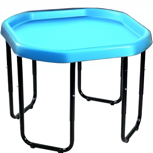 Easy Shopping Small Mixing Tray 70cm with Stand in Mixing Trays with Black Metal Stand Trays made in Plastic for Playing Sand Pool Pit Water Games garden & beach (Sky Blue)