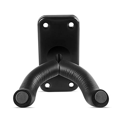 Flexzion Lot de 4 crochets muraux pour guitare, mandoline, banjo, basse, instrument de musique à domicile avec fourche recouverte de mousse pour guitare électrique, acoustique, mandoline, banjo, - Les Beatles, Paul McCartney, John Lennon, RIngo Starr, George Harrison Flexzion Lot de 4 crochets muraux pour guitare, mandoline, banjo, basse, instrument de musique à domicile avec fourche recouverte de mousse pour guitare électrique, acoustique, mandoline, banjo, – Image 3