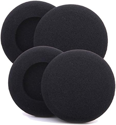 33Malls 4 Pack Replacement Earpad Foam Sponge Cover for Headphone(40mm 50mm 58mm 65mm 80mm) (40mm 1.5 inch)