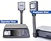 NTEP Certified Price Scale with Pole 60lb Legal for Trade Commercial Price Computing Scale Retail Scales w/LCD Dual Screen Displays for Farmer Meat, Deli, Lb/Oz/Kg