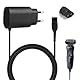12V 400mA Ladekabel für Braun Rasierer Series 9 8 7 6 5 3 1 und Epilator Silk-Epil 9, 5, 7, Netzeil für Braun Rasierer Ladeger, Braun Epilierer Ladekabel, Ersatz Netzteil für Braun Trimmer Charger