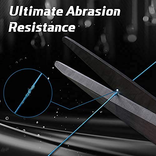 Image of RUNCL PowerBraid Fishing Line 4 /8 /9 Strands, Braided Fishing Line 300 /500 /1000Yds - Seamless Weaving Tech, Enhanced Coating Tech, Zero Stretch, High Sensitivity, Smaller Diameter - Braid Line 15-115LB