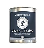  OLI-NATURA Yacht & Teaköl (Holzöl für Außenbereich, UV-Schutz) Farbe: Teak, Inhalt: 2,5 Liter
