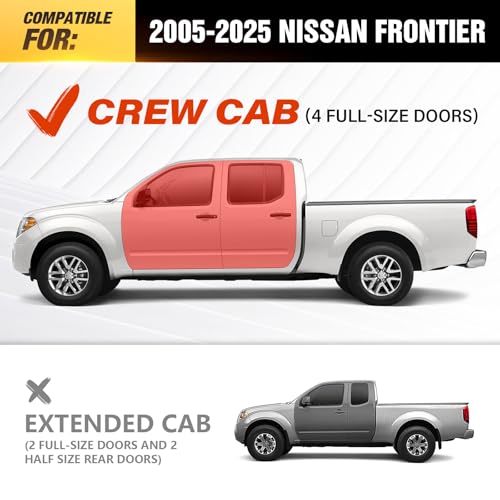 Estribos Laterales para Nissan Frontier Crew Cab 2005-2025 miniatura 2