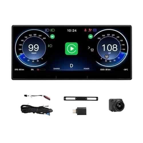 Pantalla frontal de 9" para Tesla Model 3 y Y con sistema Carplay y Android Auto en ABS