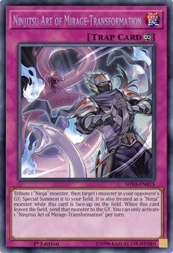 Yu-Gi-Oh! - Ninjitsu Art of Mirage-Transformation - SHVA-EN015 - Secret Rare - 1st Edition - Shadows in Valhalla