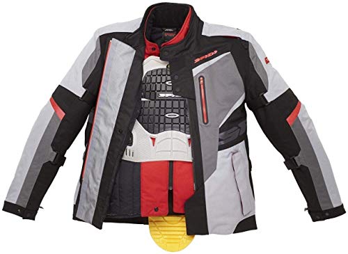 Spidi H2out X Tour Water Proof Motorcycle Jacket Black Grey