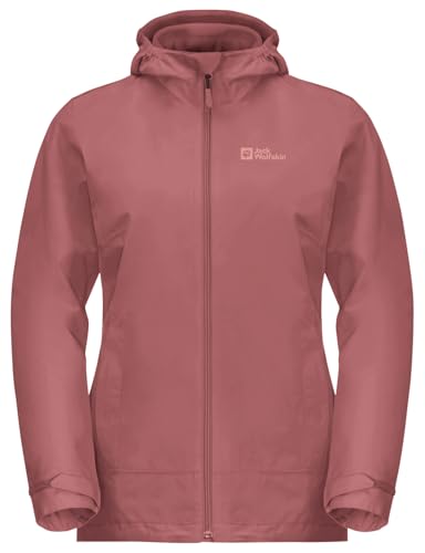 Jack Wolfskin Damen Moonrise 3in1 Jkt W, Red Ochre, XL EU