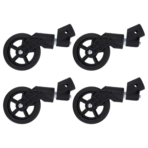 Roulettes pour chariot de courses au bureau lot de 4 roues pivotantes silencieuses