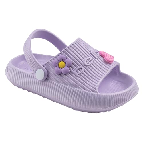 bebe Girls' Sandals - Comfortable Slides for Kids, Slip on Shoes for Girls (Toddler) - Main Image