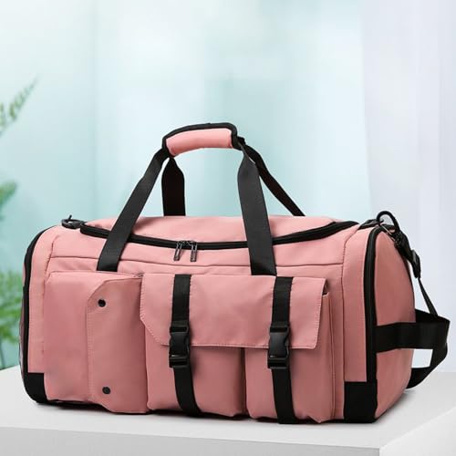 Overnight Bags Women - Waterproof Carryall Duffel, Large Travel Tote | Multipurpose Sports Bag With Wide Capacity, Great Choice Organizing Towels Clothing Gloves Ropes Bands Water Bottles, Fashionable2