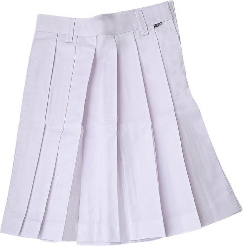 A And M Threads White School Uniform Skirt For Girls Desertcart