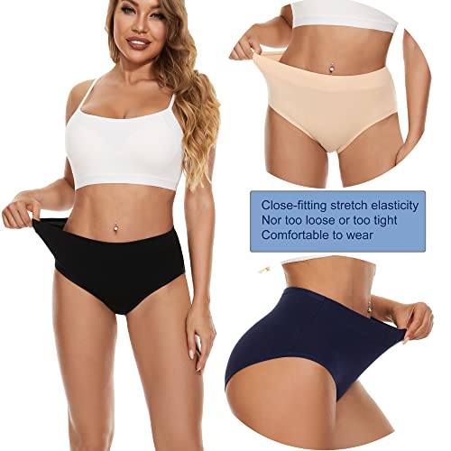 Image of Women Underwear Cotton Mid Rise Full Coverage Soft 5-Pack