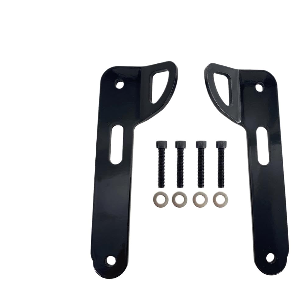 Filwy Onecolor Front Black Tie Down Anchor Point Mount Bracket Compatible With Harley-Davidson Touring Street Electra Ultra Limited Cvo 2014 Later