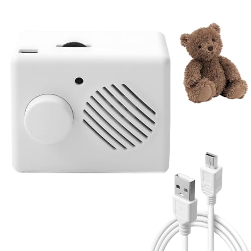 Caja de Voz Personalizada para Peluches y Juguetes, Grabadora de Voz de 360 Segundos, Mensajes Personalizados, Ideal para DIY, Cumpleaños, Navidad y Ocasiones Especiales