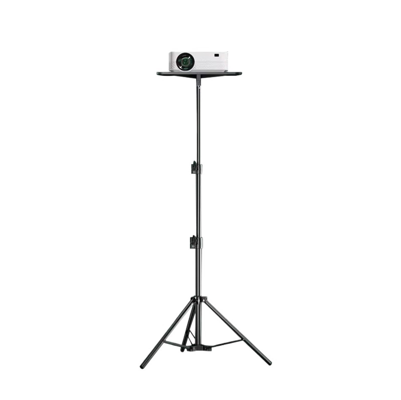Support réglable - Plateau sans Perforation pour Studio à Domicile et Bureau - Support de trépied Polyvalent - Plateau de projecteur d'intérieur idéal (Noir 40), Noir, 40, 120 cm