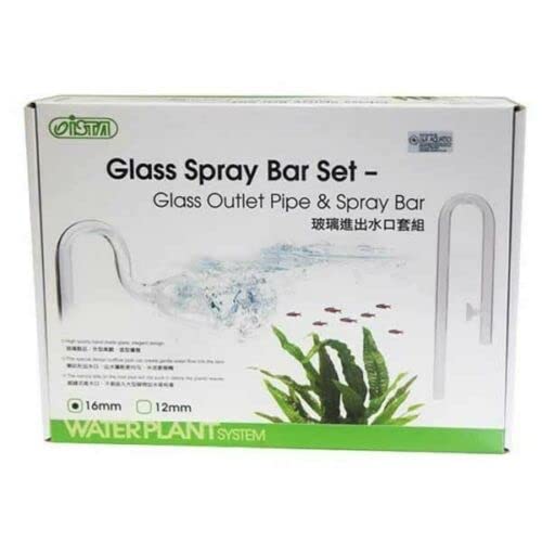 Ista Glass Inflow and Outflow Lily Pipe Set Planted Aquarium CO2 Aquascape (16/22mm)