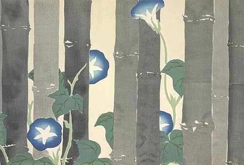Impression Toile Asagao de Kamisaka Sekka pour créer un salon zen et moderne