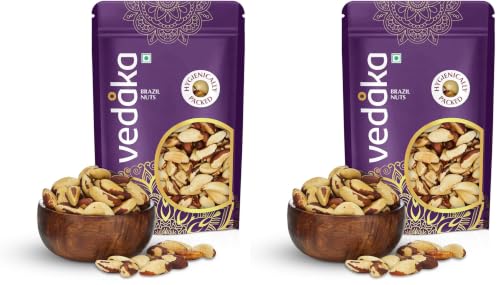 Image of Amazon Brand - Vedaka Brazil Nuts 100G | Rich Flavour | Natural Source Of Selenium | No Added Preservatives (Pack of 2)