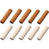 WONIONI ドアノブカバー 10個セット 2色 グリップクッション ドアノブ レバー カバー 柔らかい ドアハンドル 子供の怪我予防 傷防止 衝撃吸収 静電気防止 滑り止め クッション性よい 簡単取付