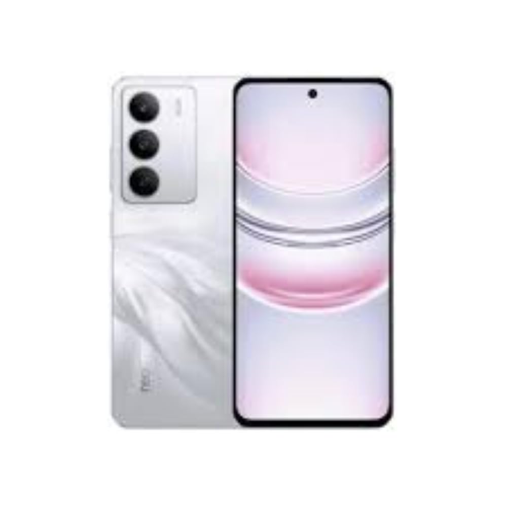 realme C71 AI Phone, 128GB Storage, 4GB RAM, White Swan, Android