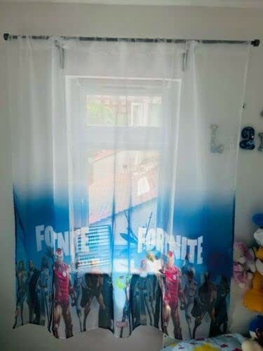 Rideau fini 190 cm de large isolant thermique et brise-vue