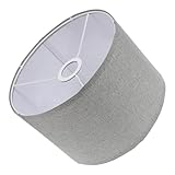 Abat-jour de rechange en lin : cet abat-jour en lin est durable, résistant à la décoloration, aux fissures et à la casse, et vous accompagnera longtemps