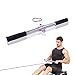 ZXYWW Barre D'entraînement De Force De Forme Physique, Fixation De Câble De Barre Droite Rotative avec Poignées Antidérapantes, Poignée D'aviron LAT, Charge Maximale De 220 LB