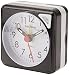 Produktbild Technoline Quarzwecker Modell S, Weckalarm mit Schlummerfunktion, schwarz, nachtleuchtende Zeiger, analog