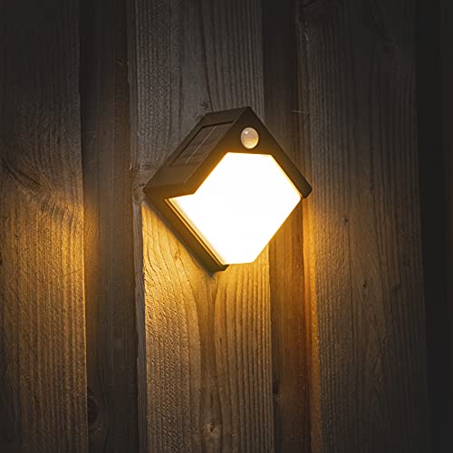 Iluminación Exterior Solar y Sensor de Presencia Marca Proventa