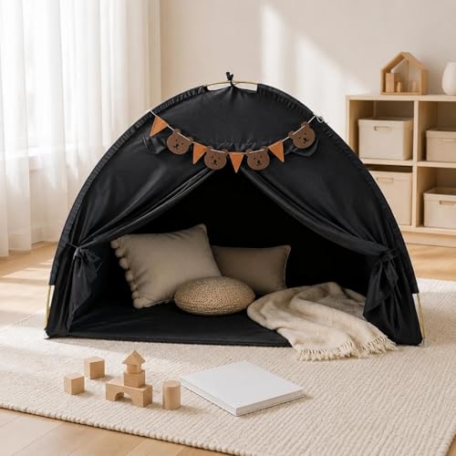 Carpa castillo princesa de juegos plegable y ligera para interior infantil 4