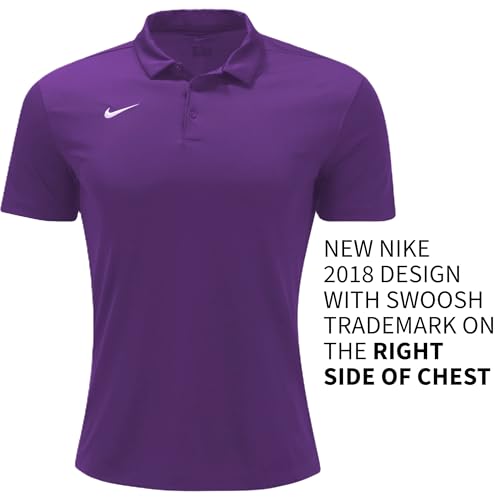 Nike Mens Dri-FIT Short Sleeve Polo Shirt (X-Large, Purple)3