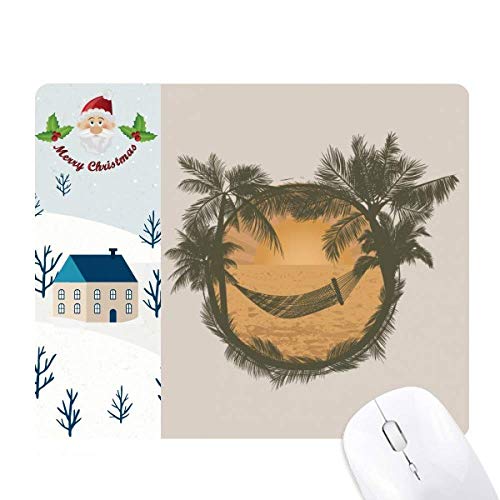 Tapis de souris cloud motif hamac beach cocotier déco maison
