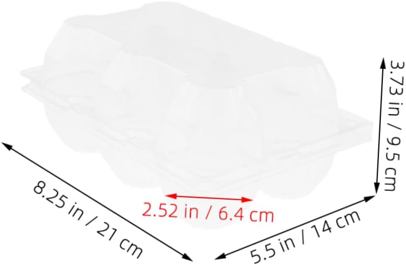 15pcs Egg Holder for Refrigerator Plastic Goose Egg Carton Portable Storage Container Secure Organized Design for Kitchen Home