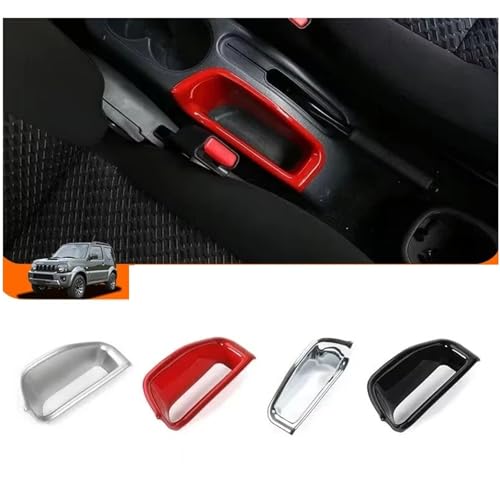 Autocollant pour de voiture finition premium rouge pour console frein à main Suzuki